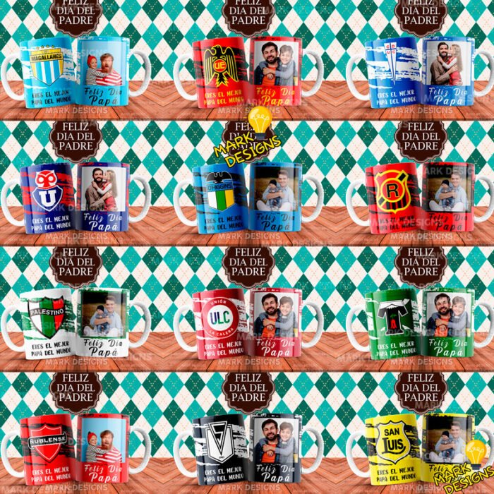 Diseños Día del Padre Clubes Chilenos para Tazas - Image 3
