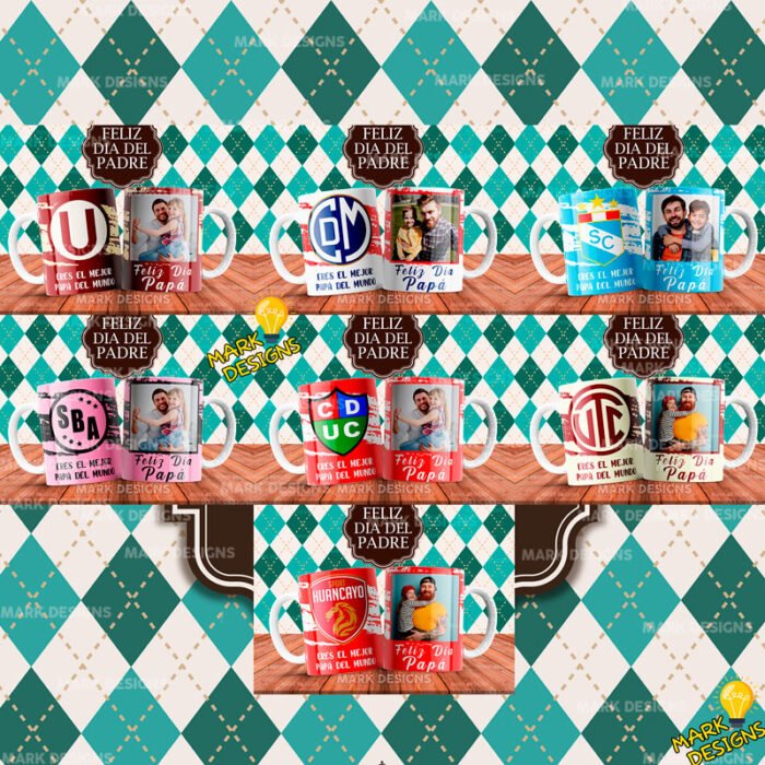 Diseños Día del Padre Clubes Peruanos para Tazas - Image 3