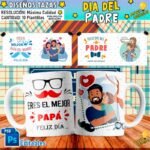 Frases Papá Tazas Plantillas Editables