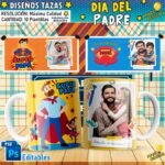 Plantillas Super Papá Tazas con Foto