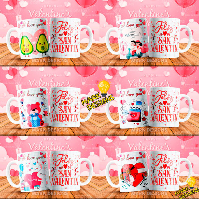Diseños para Novios Tazas  San Valentín - Image 3