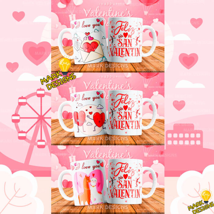 Diseños para Novios Tazas  San Valentín - Image 4