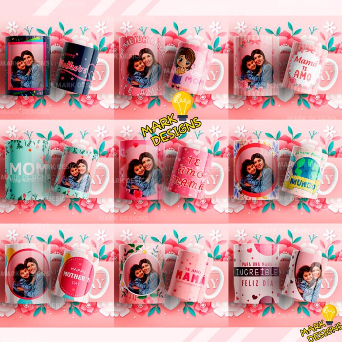 Dia de las Madres Tazas Diseños Sublimación
