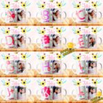 Diseños Abecedario Mamá Tazas Editables