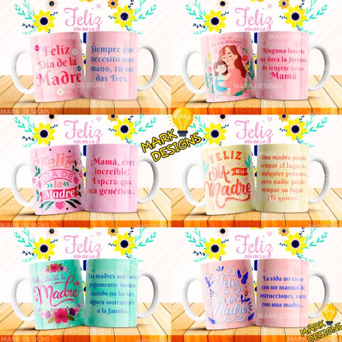 Frases Mamá para Tazas