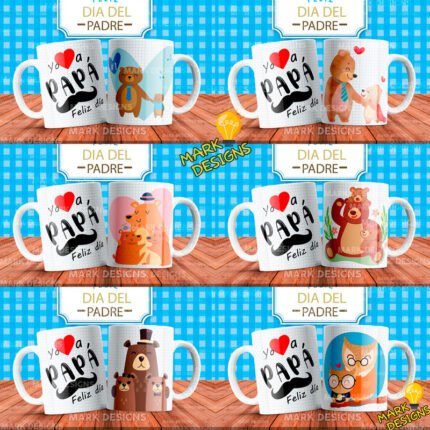 Tazas Diseños día del padre