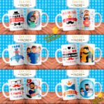 Frases Papá Tazas Plantillas Editables