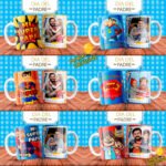 Plantillas Super Papá Tazas con Foto