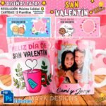 Plantillas con Foto San Valentín Tazas