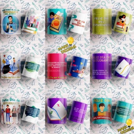 Diseños día del Estudiante para Tazas