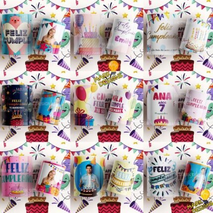 Diseños de Cumpleaños para Tazas