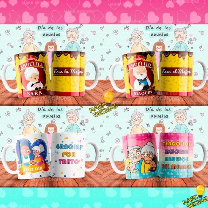 Diseños Mejor Abuelo para Tazas