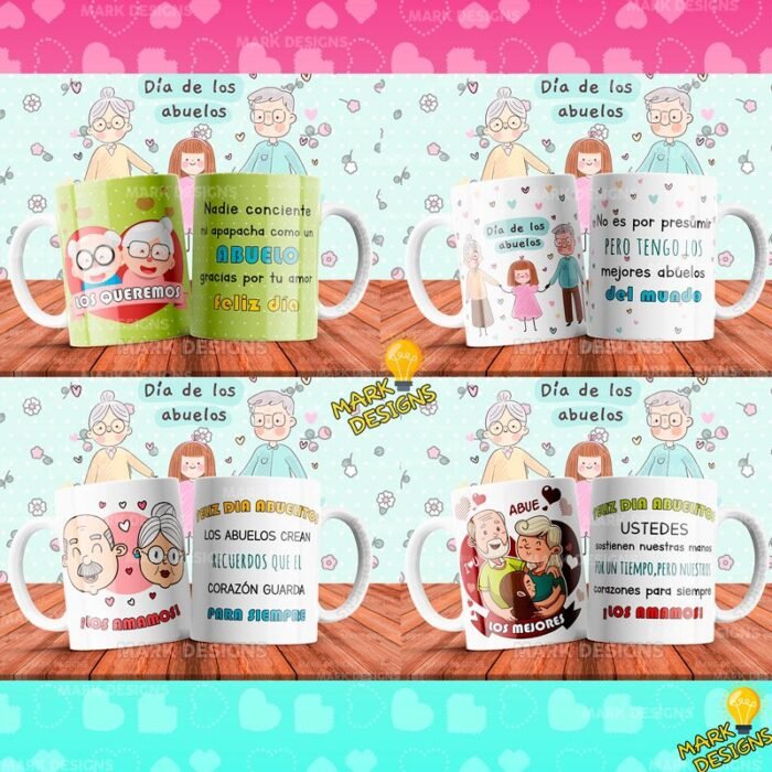 Diseños Mejor Abuelo para Tazas - Image 3