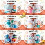 Plantillas Feliz Día Maestros para Tazas