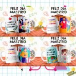 Plantillas Feliz Día Maestros para Tazas - Image 3