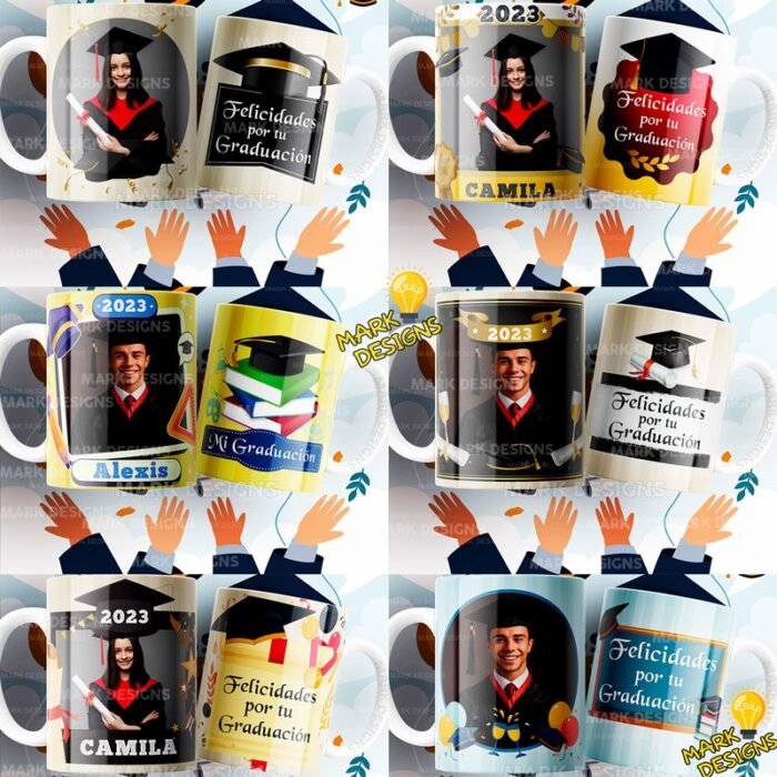 Diseños para Graduación Tazas