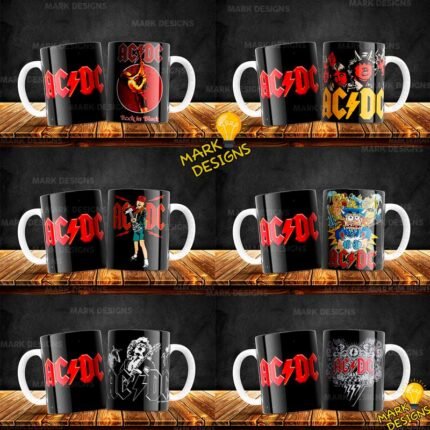 Diseños AC/DC para Tazas