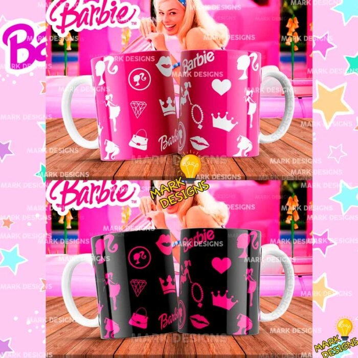 Plantillas de Barbie para Tazas con Foto - Image 3