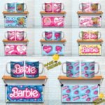 Plantillas Barbie Efecto Inflado 3d Tazas - Image 2