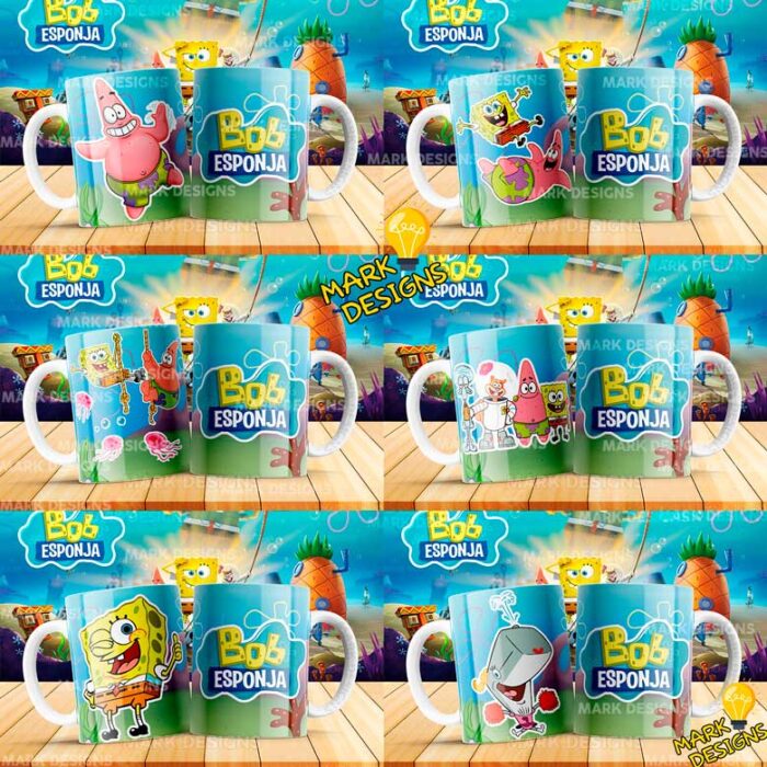 Plantillas de Bob Esponja para Tazas - Image 3