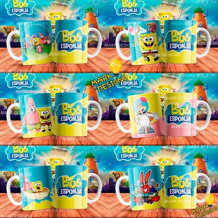 Plantillas de Bob Esponja Tazas - Image 3