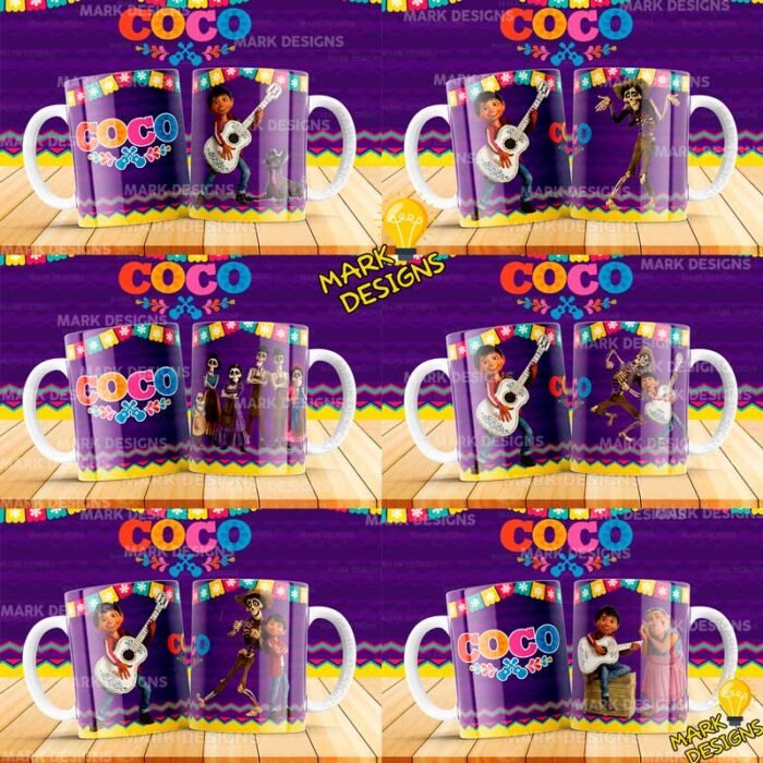 Plantillas de Coco para Tazas - Image 2