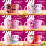 Plantillas Día de la Mujer Tazas