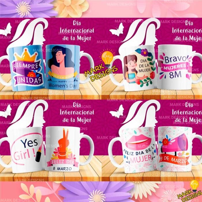 Diseños Día de la Mujer para Tazas - Image 3