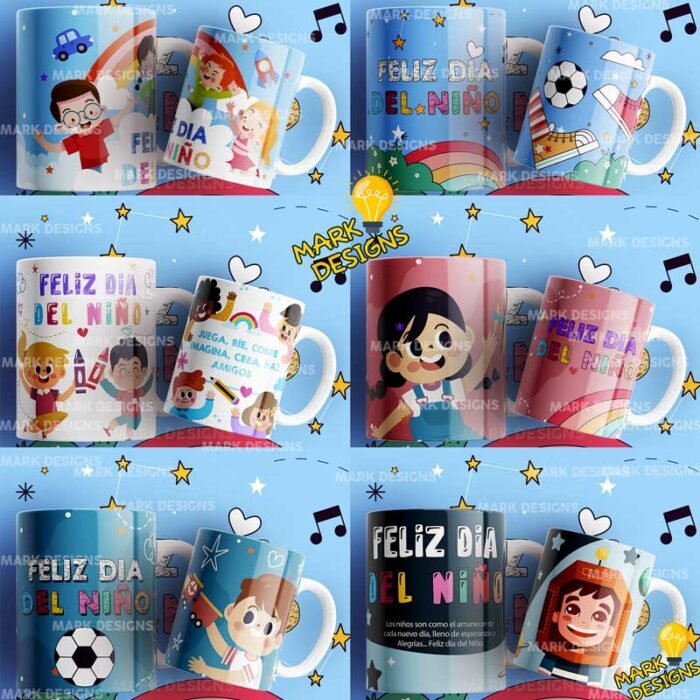 Plantillas Día del Niño para Tazas - Image 3