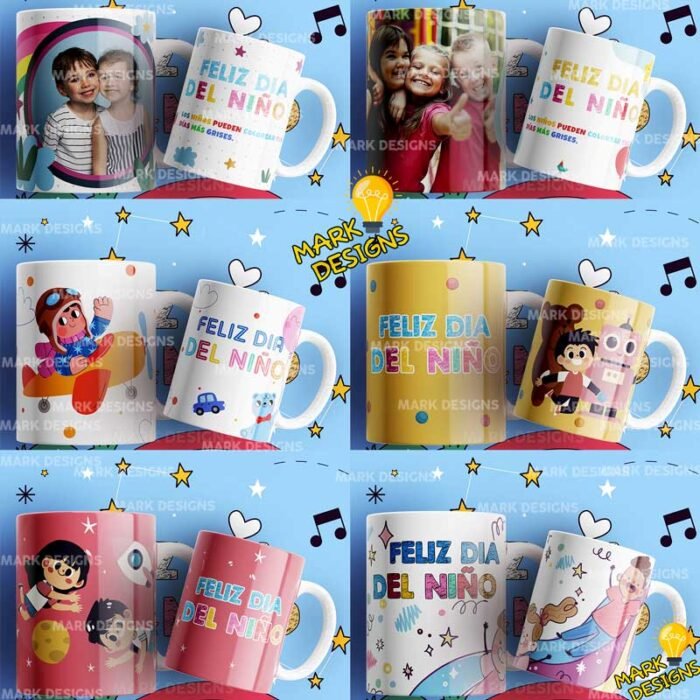 Plantillas Día del Niño para Tazas - Image 2