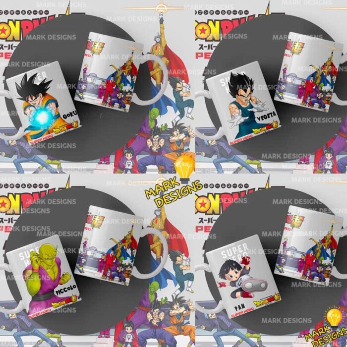 Diseños Super Hero Tazas Dragon Ball - Image 3