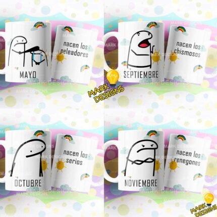 Diseños de Flork para Tazas