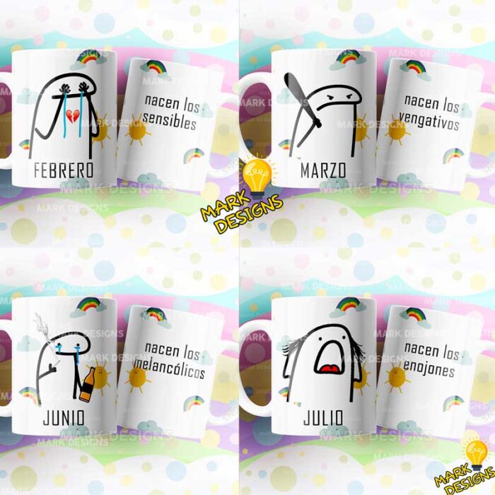 Diseños de Flork para Tazas