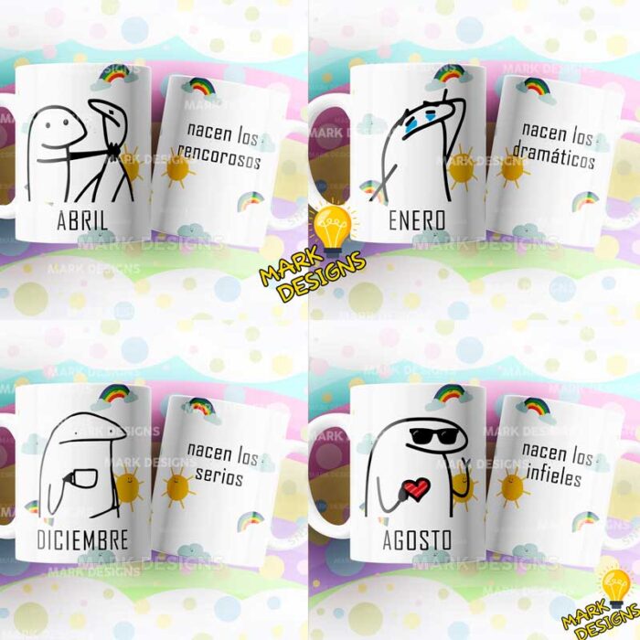 Diseños de Flork para Tazas