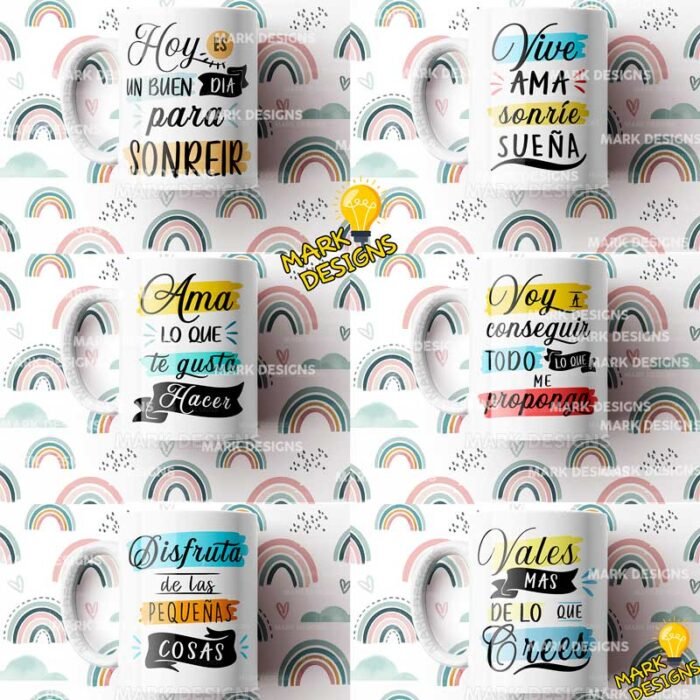 Diseños Frases Motivadoras para Tazas - Image 2