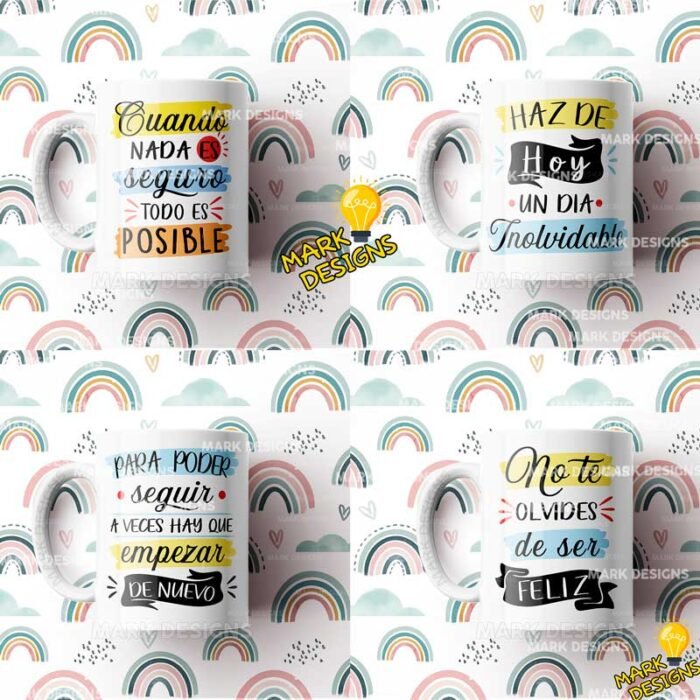 Diseños Frases Motivadoras para Tazas - Image 3