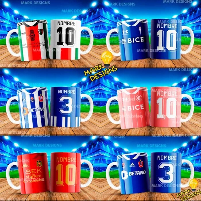 Diseños Fútbol Chileno para Tazas - Image 5