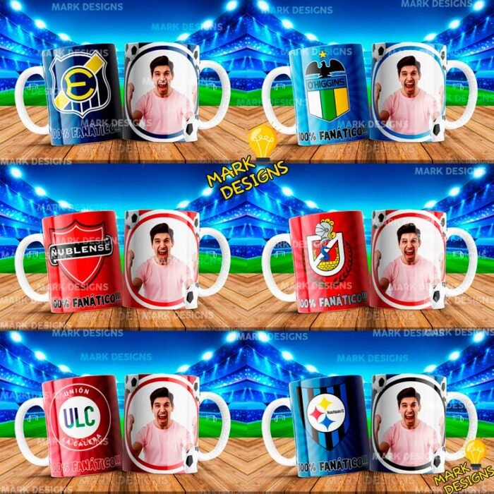 DISEÑOS FOTO PARA TAZAS FUTBOL CHILE 1ERA A - Image 2
