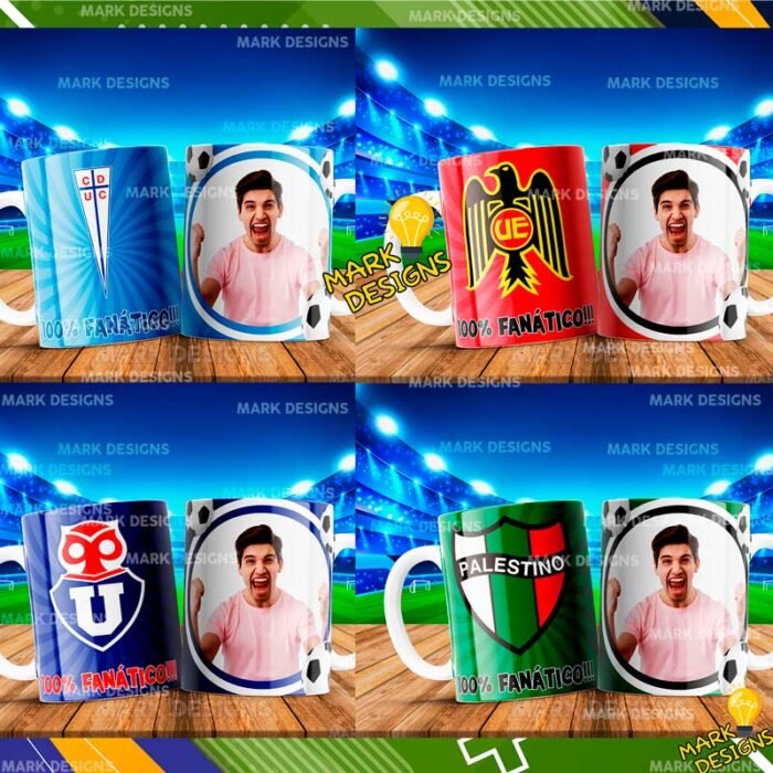 DISEÑOS FOTO PARA TAZAS FUTBOL CHILE 1ERA A - Image 3