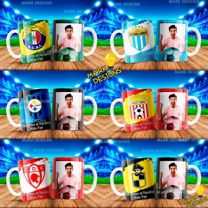 Diseños Tazas Fútbol Chileno - Image 3