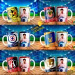 Plantillas Fútbol Mexicano Tazas