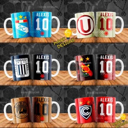 Plantillas Fútbol Peruano Tazas