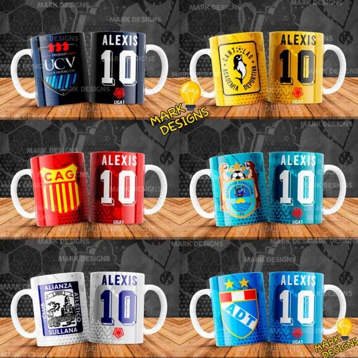 Plantillas Fútbol Peruano Tazas - Image 4
