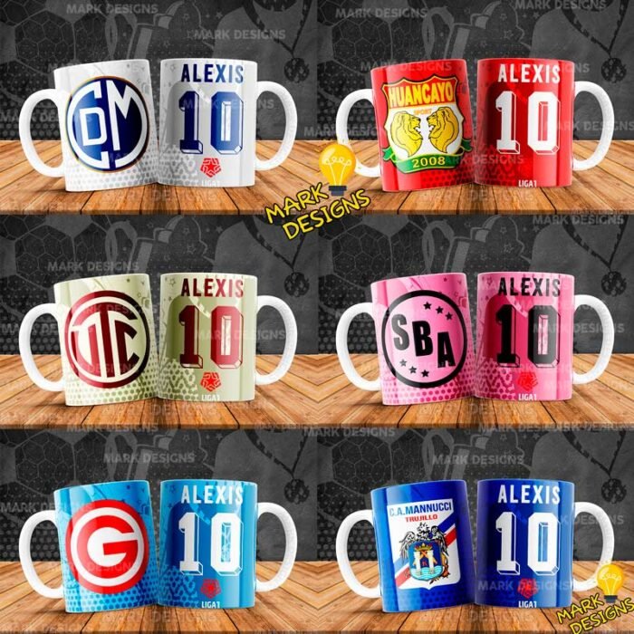 Plantillas Fútbol Peruano Tazas - Image 3