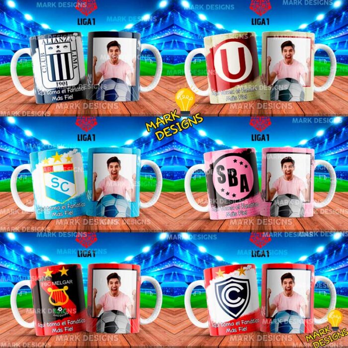 Diseños Fútbol Peruano para Tazas