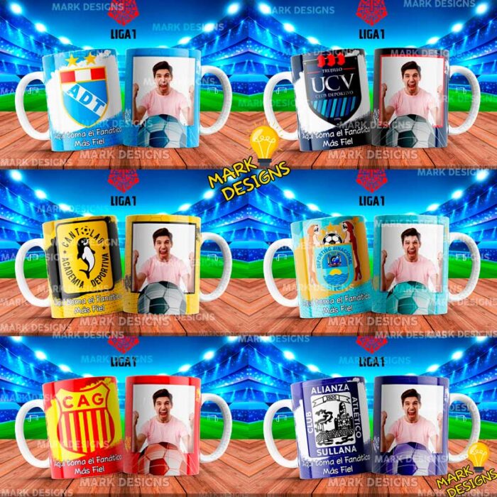 Diseños Fútbol Peruano para Tazas - Image 3