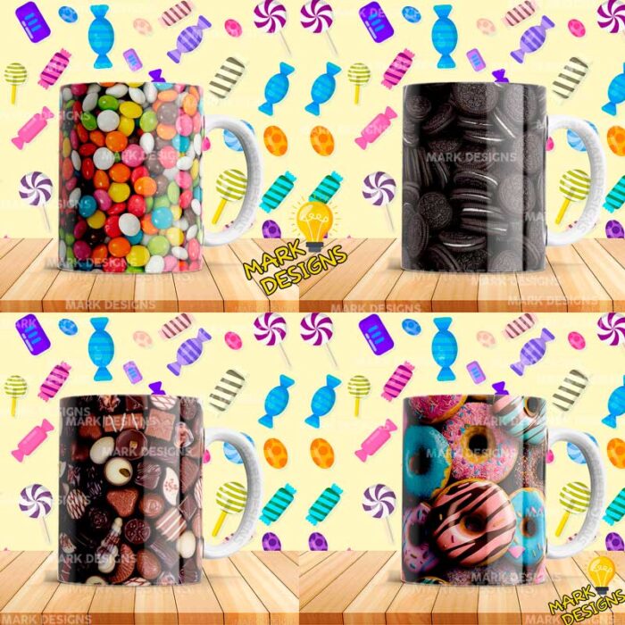 Diseños Golosinas para Tazas Sublimables - Image 3