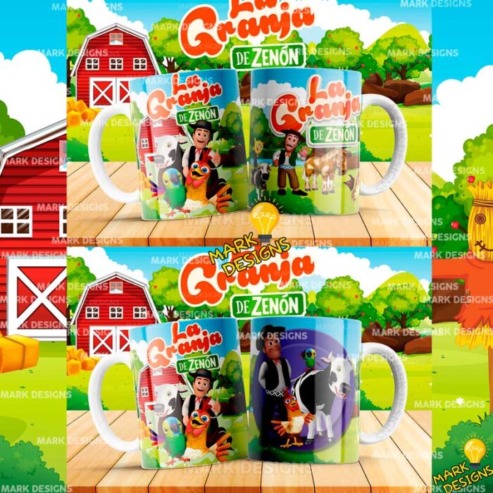 Plantillas Granja de Zenón para Tazas - Image 3