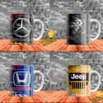Marcas de Autos Tazas Plantillas - Image 3