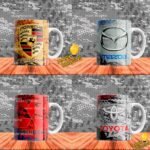 Plantillas Marcas Autos para Tazas - Image 2